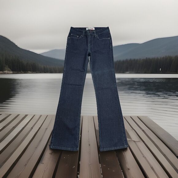 Denizen Bootcut Jeans 4 (27x30.5) Dark Wash Blue Denim Stretch Womens - Picture 1 of 8